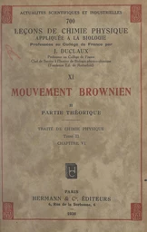 Mouvement brownien (2). Partie théorique