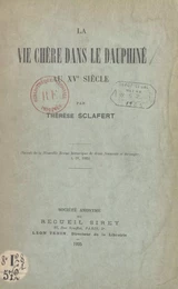 La vie chère dans le Dauphiné au XVe siècle