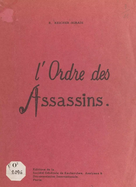 L'ordre des assassins - Reuben Reicher - FeniXX réédition numérique