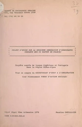 Projet d'étude sur la deuxième génération d'immigrants (enfants nés ou élevés en France)