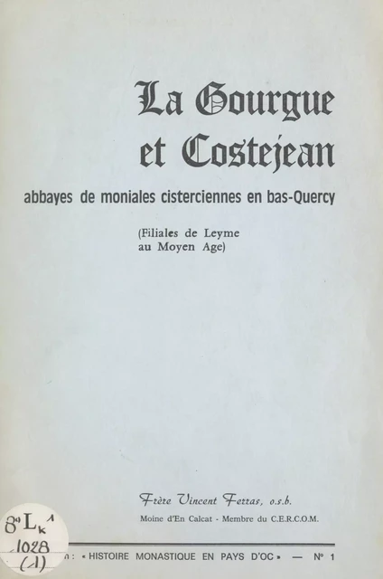 La Gourgue et Costejean - Vincent Ferras - FeniXX réédition numérique