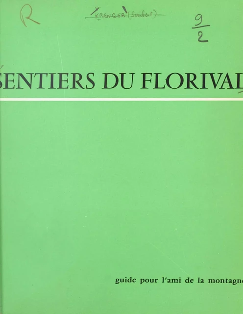 Sentiers du Florival - Simbert Krenger - FeniXX réédition numérique