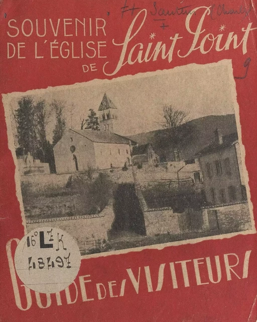 Souvenir de l'église de Saint-Point - Charles Sauteur - FeniXX réédition numérique