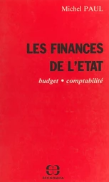 Les finances de l'État : budget, comptabilité