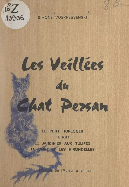 Les veillées du chat persan - Simone Voskressenski - FeniXX réédition numérique