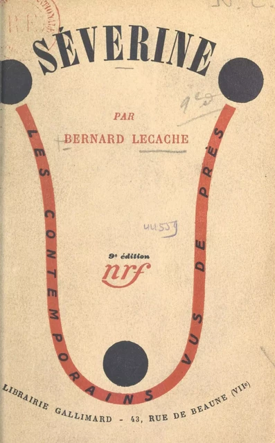 Séverine - Bernard Lecache - FeniXX réédition numérique