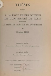 Extraction des sulfates par les amines à longues chaînes