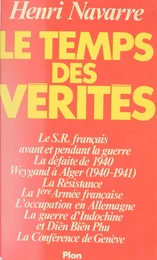 Le temps des vérités