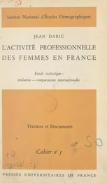 L'activité professionnelle des femmes en France