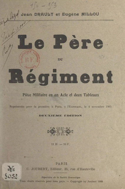 Le père du régiment - Jean Drault, Eugène Millou - FeniXX réédition numérique