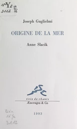 Origine de la mer