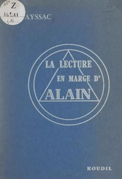 La lecture en marge d'Alain