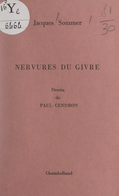 Nervures du givre - Jacques Sommer - FeniXX réédition numérique