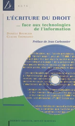 L'écriture du droit : législation et technologie de l'information