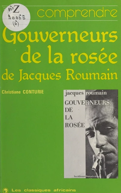 «Gouverneurs de la rosée» de Jacques Roumain - Christiane Conturie - FeniXX réédition numérique