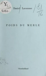 Poids du merle