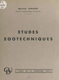 Études zootechniques