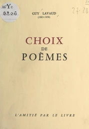 Choix de poèmes