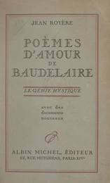 Poèmes d'amour de Baudelaire