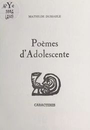 Poèmes d'adolescente