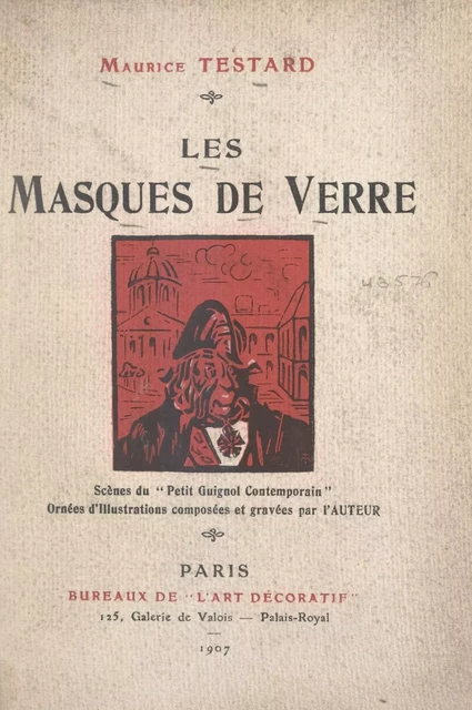 Les masques de verre - Maurice Testard - FeniXX réédition numérique