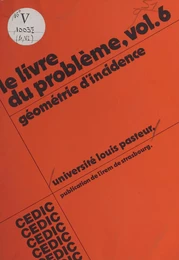 Le livre du problème (6) : Géométrie d'incidence