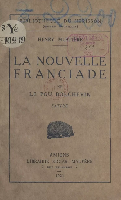 La nouvelle Franciade - Henry Mustière - FeniXX réédition numérique