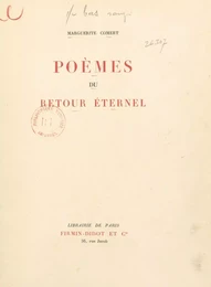 Poèmes du retour éternel