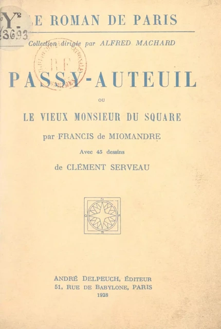 Passy-Auteuil - Francis de Miomandre - FeniXX réédition numérique