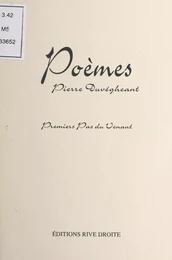 Poèmes : premiers pas du venant