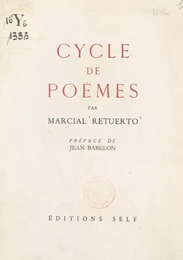 Cycle de poèmes