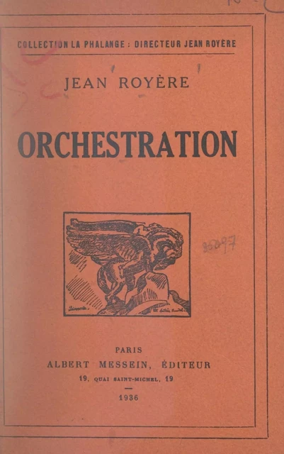 Orchestration - Jean Royère - FeniXX réédition numérique