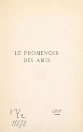 Le promenoir des amis