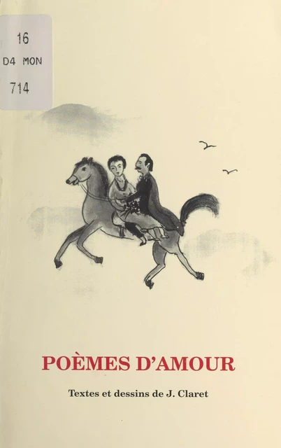 Poèmes d'amour - Joseph Claret - FeniXX réédition numérique