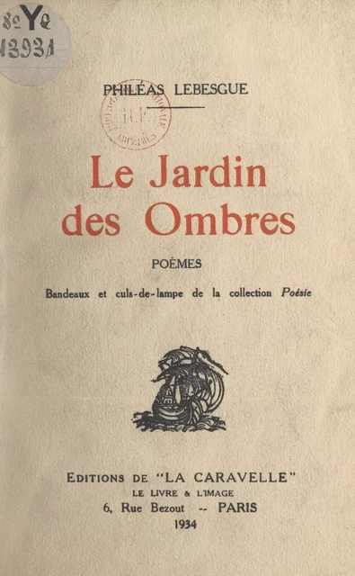 Le jardin des ombres - Philéas Lebesgue - FeniXX réédition numérique