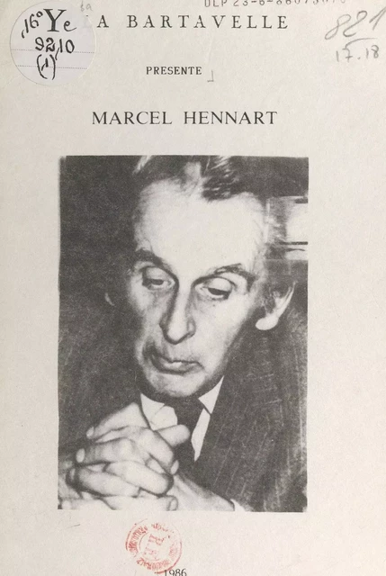 Poèmes inédits - Marcel Hennart - FeniXX réédition numérique