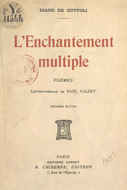 L'enchantement multiple - Diane de Cuttoli - FeniXX réédition numérique