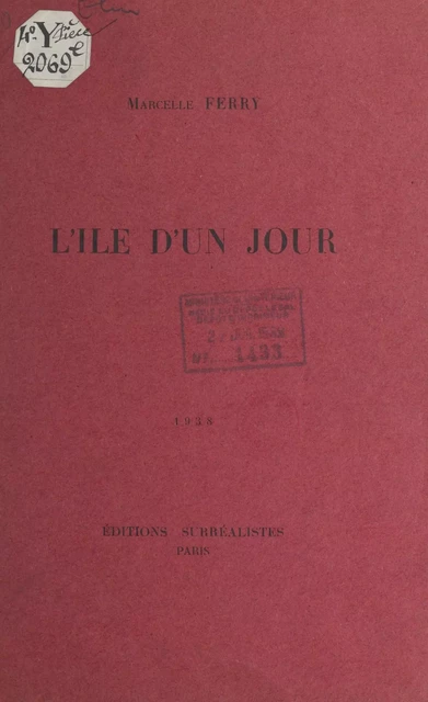 L'île d'un jour - Marcelle Ferry - FeniXX réédition numérique