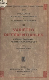 Variétés différentiables