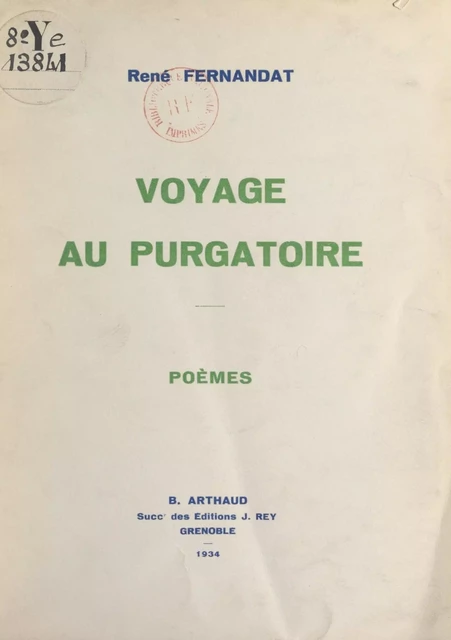 Voyage au purgatoire - René Fernandat - FeniXX réédition numérique