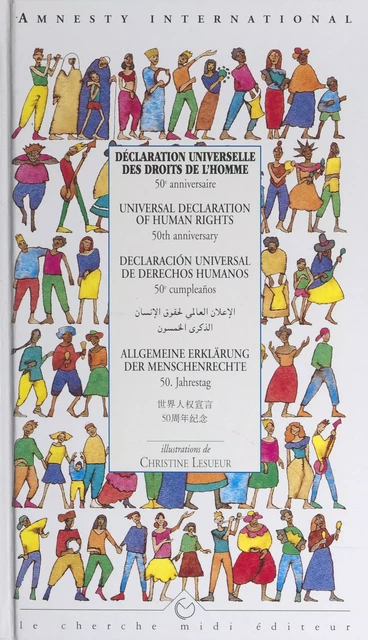 Déclaration universelle des droits de l'homme -  Amnesty international - (cherche midi) réédition numérique FeniXX