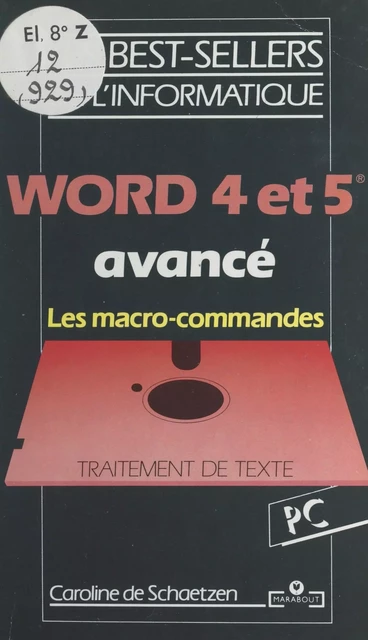 Word 4 et 5 avancé - Caroline de Schaetzen - (Marabout) réédition numérique FeniXX