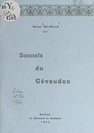 Sonnets du Gévaudan