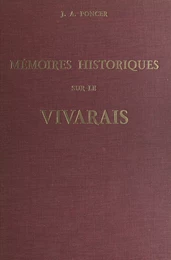 Mémoires historiques sur le Vivarais