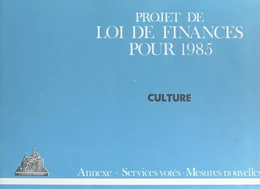 Projet de Loi de finances pour 1985