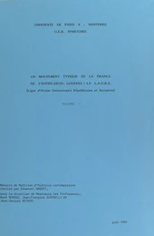 Un mouvement typique de la France de l'entre-deux-guerres : la L.A.U.R.S. (Ligue d'action universitaire républicaine et socialiste) (1)