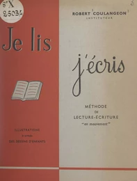 Je lis, j'écris