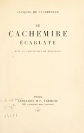 Le cachemire écarlate