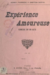 Expérience amoureuse