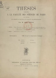 Sur l'équation aux dérivées fonctionnelles partielles relative à l'aire d'une surface minima limitée à une courbe gauche et sur la recherche de ses solutions homogènes